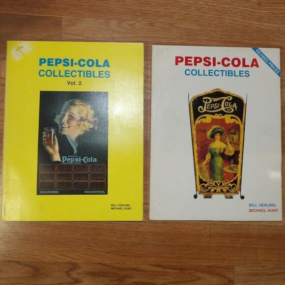 2 1990 Pepsi-Cola Collectibles Price Guides Bill Vehling Michael Hunt Reference - Picture 1 of 10